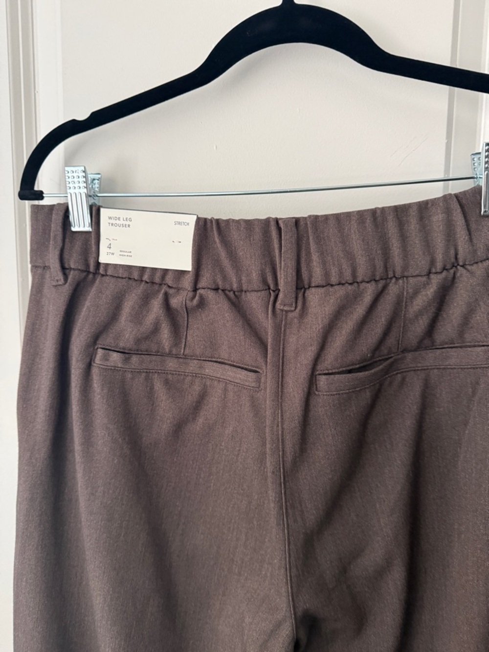 American Eagle Outfitters Brown high rise Wide-Leg Trousers NWT - Picture 4 of 7